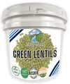 Green Lentils | 25 LBS | Emergency Food Storage Bucket | Non-GMO | Vegan | Bulk
