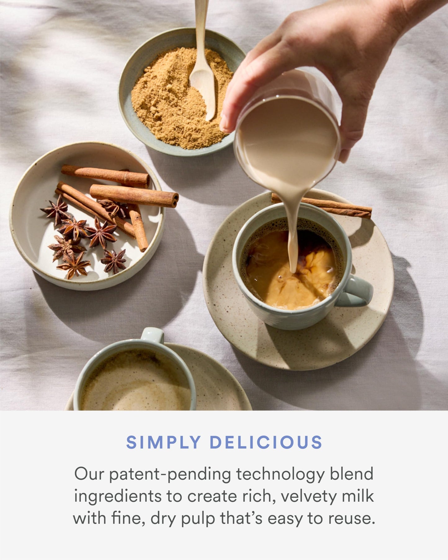 Nama M1 Plant Milk Maker - Homemade Oat  Seed  & Nut Milk Maker Machine - Smooth  Creamy Texture Barista Quality Milk in Minutes - Blends & Strains in One Container - Easy to Clean