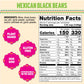 Somos Mexican Black Beans - Gluten Free, Non-Gmo, Vegan & Microwavable Meals Ready To Eat - Delicious, Healthy & Convenient - Pe
