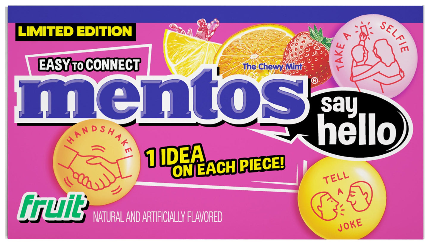 Mentos, Fruit, 1.32 Ounce