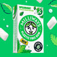 Milliways Spearmint | Plastic Free Gum | Xylitol  Aspartame-Free  Sugar-Free  Plant-Based  Natural Chewing Gum | 120 Pieces Total (12 Packs of 10 Pieces)