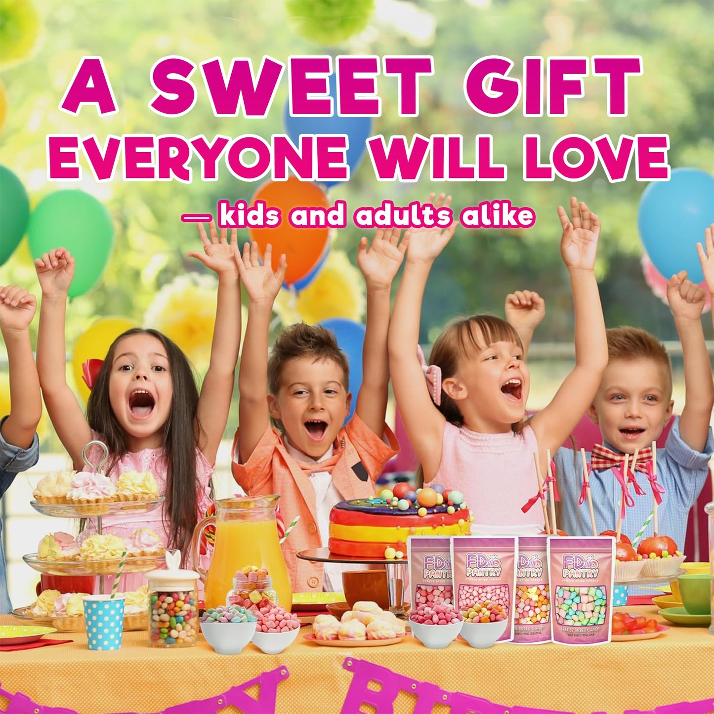 Fruit Crunch Freeze Dried Candy Variety Pack - Wildberry & Tropical Flavors - 16 Oz Each - Crunchy Fruity Snack   In Large Pouches - Assorted Berries, Pineapple, Mango - Great Gift For All Ages