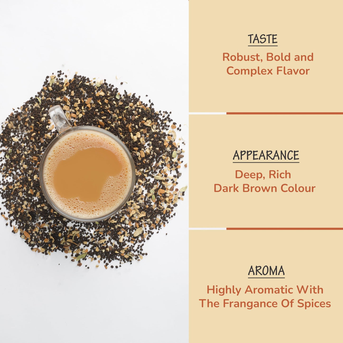 BREWIX Masala Chai Loose Leaf Tea, Strong & Aromatic, 3.53oz/100g, All Natural with Exotic Spices
