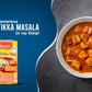Swad Ready To Eat Paneer Tikka Masala Instant Mix Vegetarian Heat & Eat With No Added Preservative - 450 Grams (Pack Of 3)