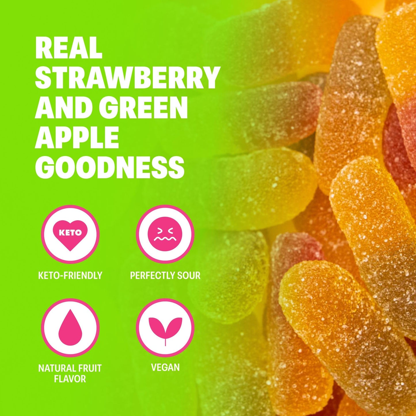 Shameless Snacks Healthy Low Calorie Snacks, Low Carb Keto Gummies (Gluten Free Candy) 6 Pack Wild Worms