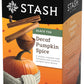 Stash Tea Decaf Pumpkin Spice Black Tea - Decaf  Non-GMO Project Verified enhanced Tea with No Artificial Ingredients  18 Count (Pack of 6) - 108 Bags Total