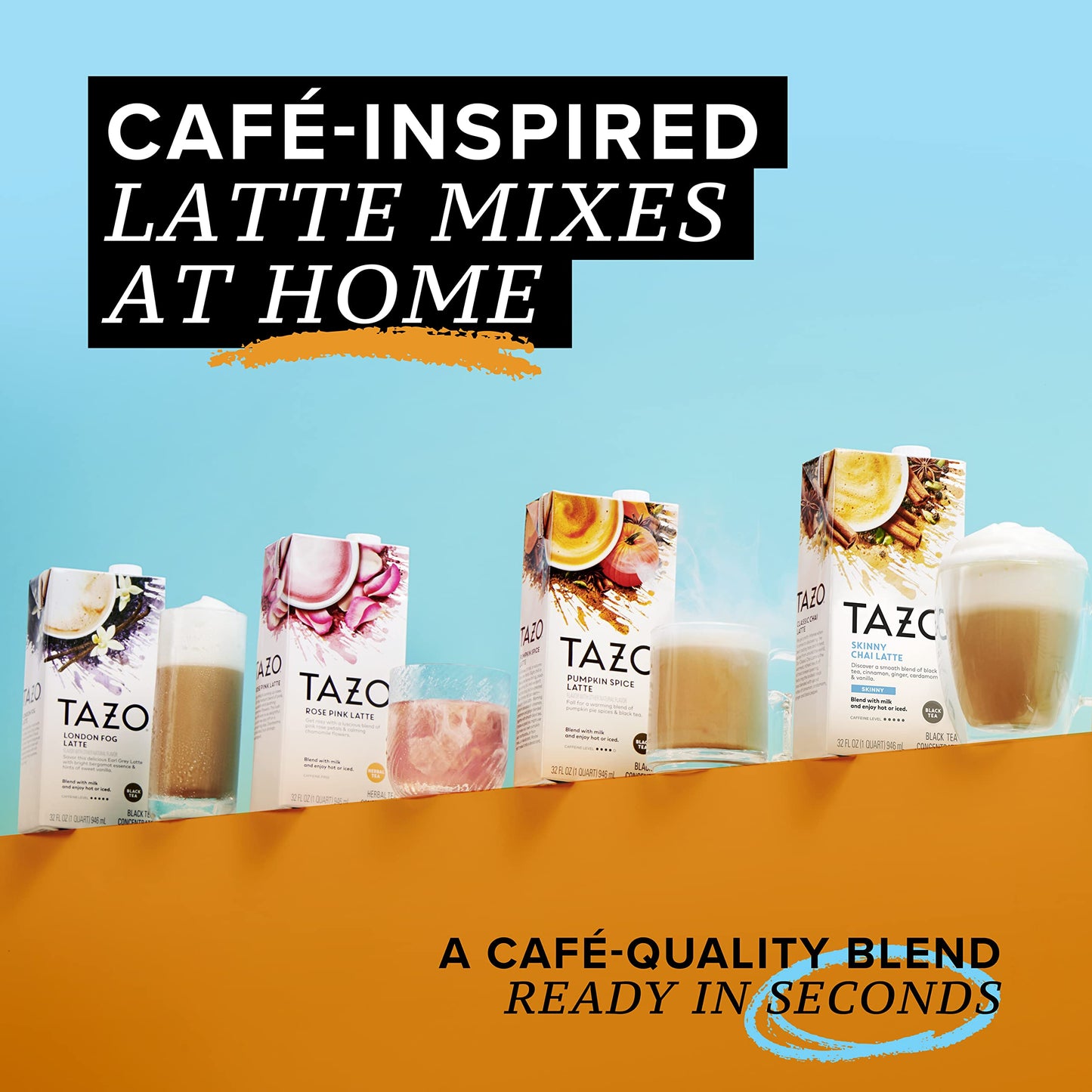 Tazo Skinny Chai latte Concentrate  32 oz