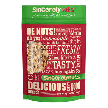 Sincerely Nuts Roasted & Unsalted Mixed Nuts (1 LB) Almonds, Cashews, Brazil Nuts, Hazelnuts & Pecans - Vegan, Kosher & Gluten-F