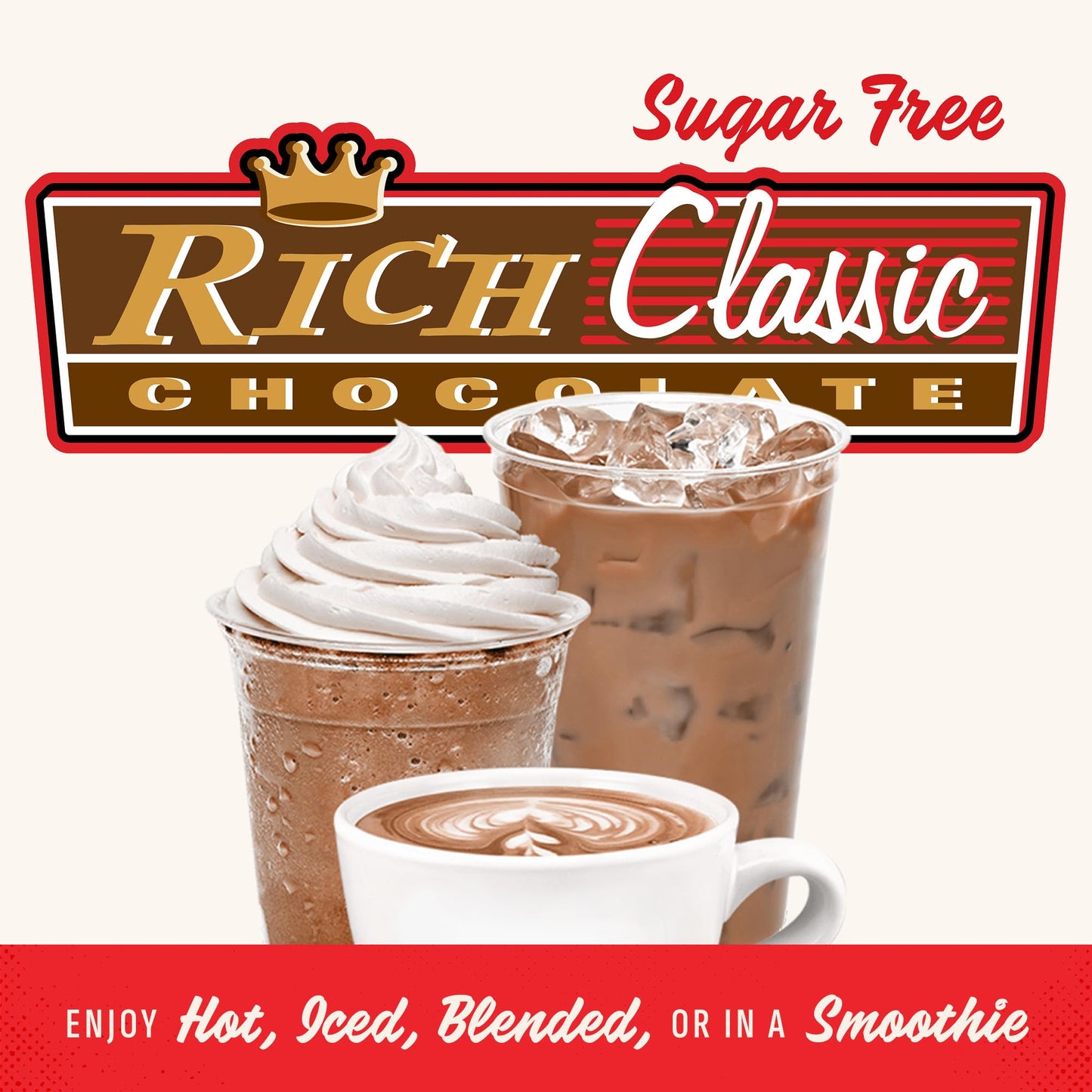 Gosh That’s Good! Sugar-Free Classic Chocolate Flavor, 32 Ounce, Low-Calorie, Lactose-Free