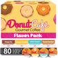 Donut Café - Gourmet Coffee Medium Roast Flavored Variety Pack – Pecan Pie, Coconut Crumble, Salted Caramel, Toasted Hazelnut – Single Serve Coffee Pods For Keurig K Cup Malt-Inspired – 80 Count