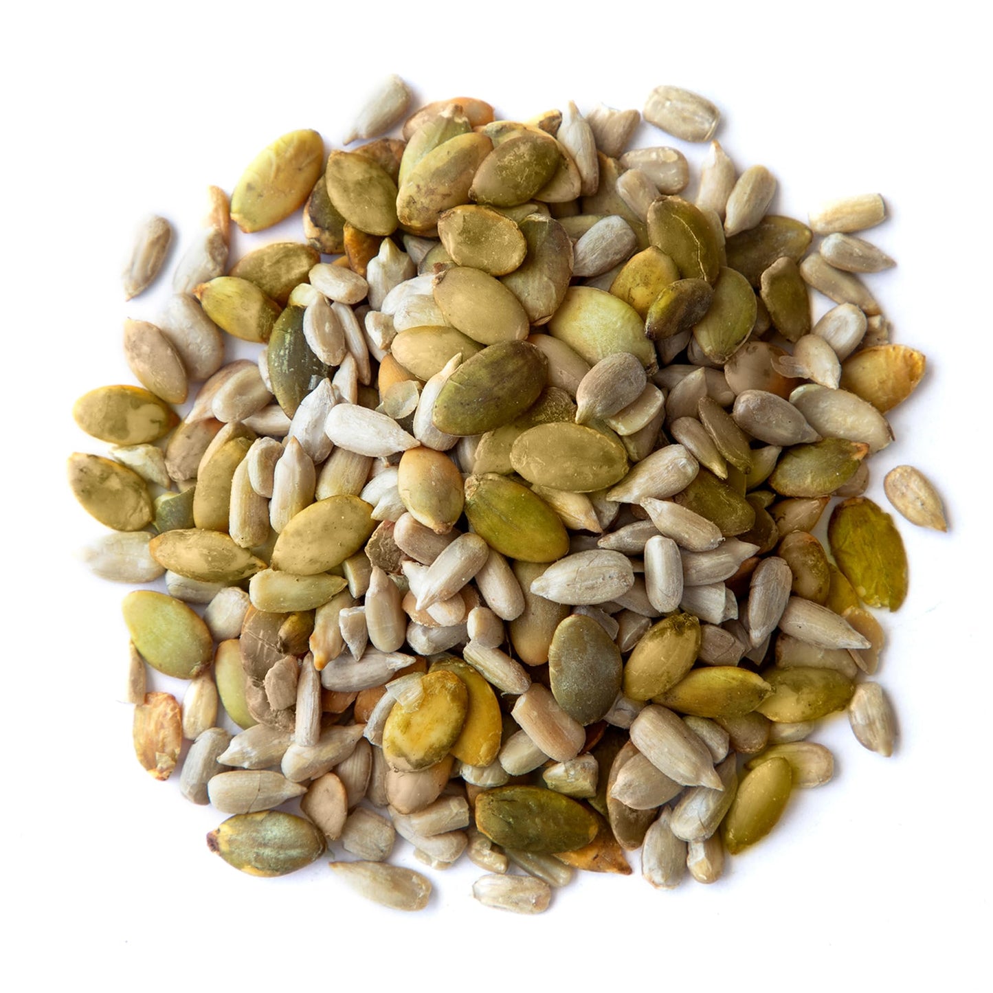 Food To Live Organic Dry Roasted Sunflower And Pumpkin Seed Mix, 8 Ounces - Oven Roasted, No Oil Added, Healthy, Natural Snack,