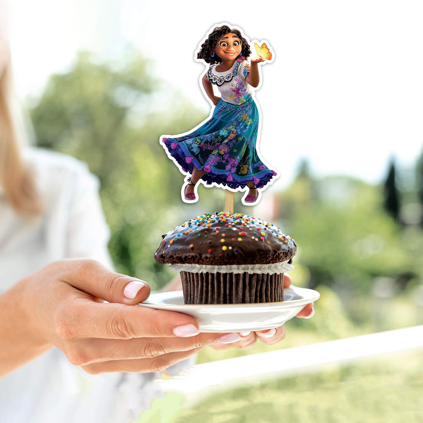 Seyal® Encato Cupcake Topper - Small Size, Model USCaketop145, Perfect for Celebrations