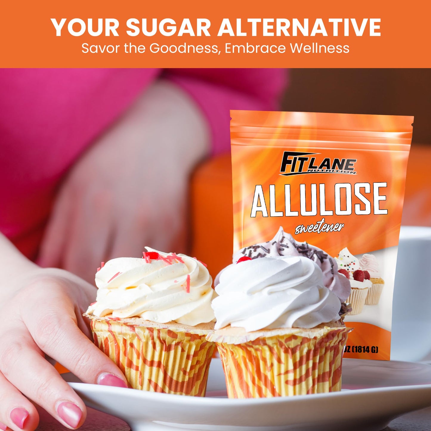 Allulose Sweetener 4 Lbs - Pure Low Calorie Zero Net Carb Natural Keto Sugar Substitute With No Aftertaste - Perfect For Baking