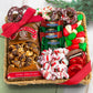 A Gift Inside Holiday Classic Chocolate, Candy & Crunch Gift Basket With Handmade Chocolates, Ghirardelli, Caramel Corn For Gour