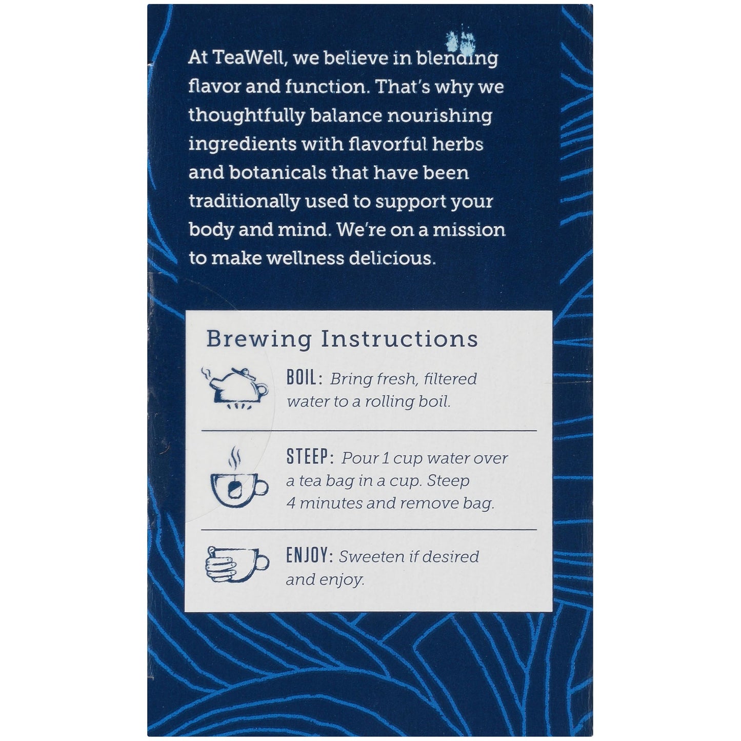 Celestial Seasonings Teawell Herbal Tea, Laxative, Organic Carob Licorice, 12 Count