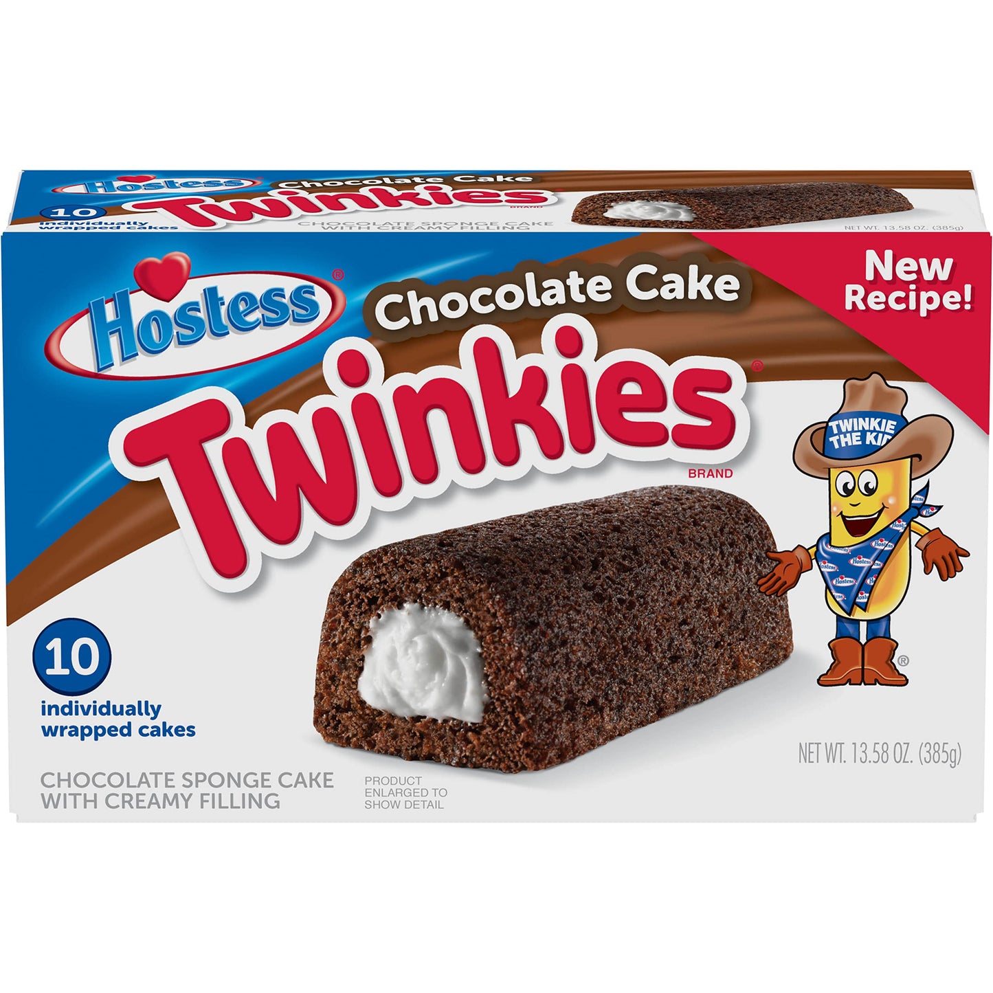 Hostess Chocolate Cake Twinkies, 10 Count, 13.58 Ounce (Pack Of 1)