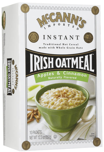 Mccann'S Instant Irish Oatmeal - Apple Cinnamon - 12.3 Oz - 10 Ct