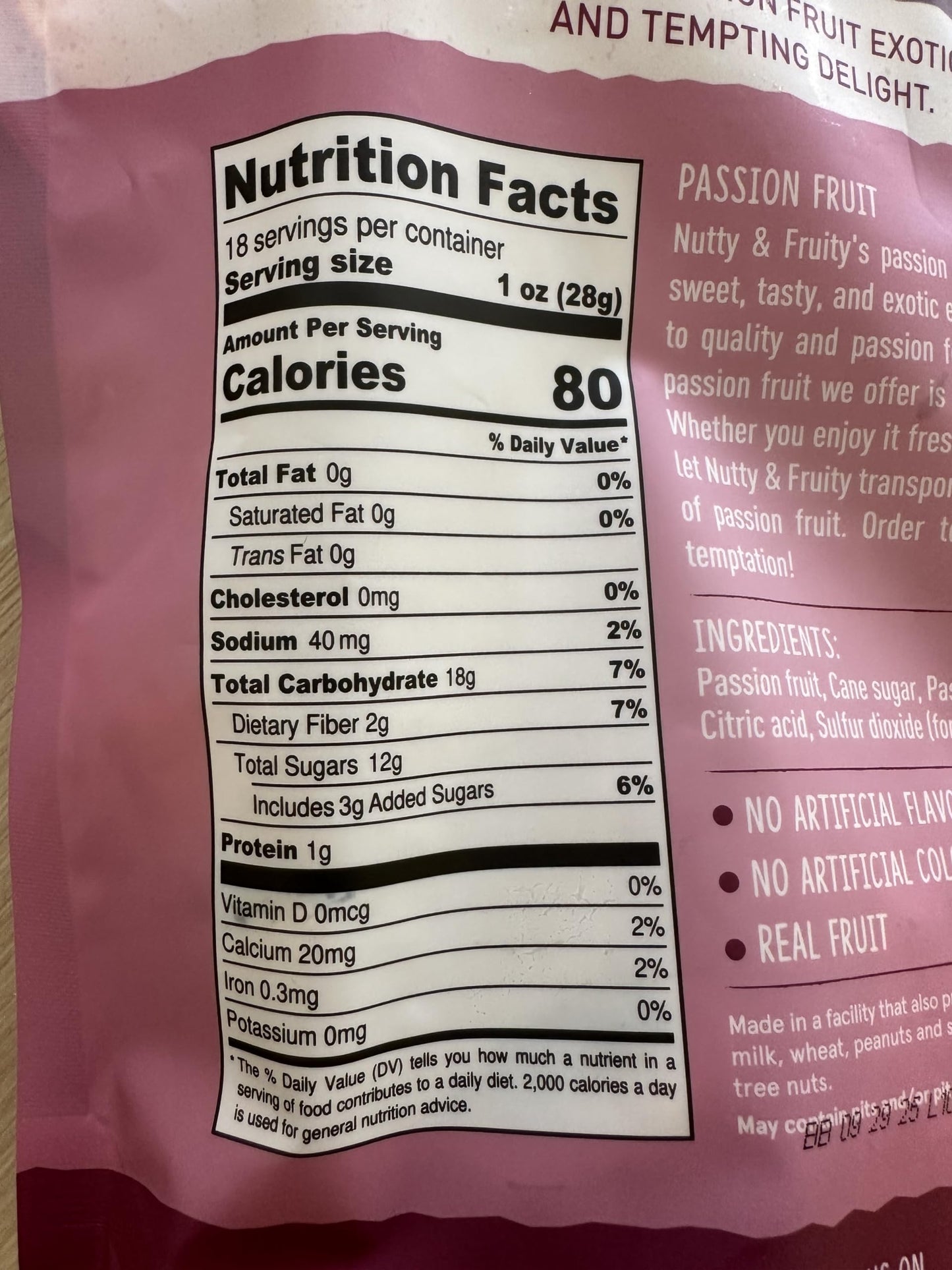 Nuttyfruity Passion Fruit 18 Oz, Infused With Passion Fruit Juice (Pack Of 2)