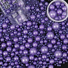 Sprinkles for Cake Decorating, Purple Pearl Sprinkles Mix for Ice Cream, Cupcake, Baking, Cookies, Cake toppings