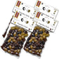 Pack Of 4 Mixed Olives In Vacuum, Black Kalamon Olives Mixed With Green Olives Marinated In Lemon Juice, With Savory Greek Orega