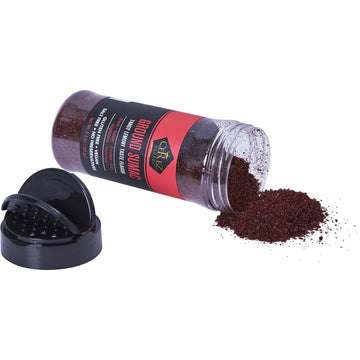 Cerez Pazari - Sumac Spice Powder - Turkish Sumac Seasoning - 5.2Oz Easy To Use Flapper Spice Cap- Tangy Lemony Taste Flavor- Gl
