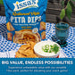 Issa'S Restaurant Style Sea Salt Pita Dips | Authentic Lebanese Pita Chip Recipe | Thin And Crispy Dippable Pita Chips Made With