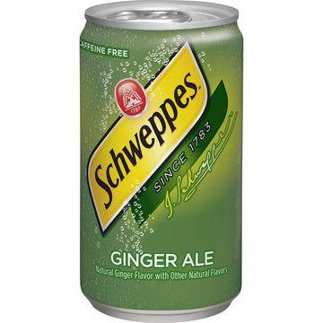 SCHWEPPES - MINI CANS  GINGER ALE  7.5 OZ  10 PK