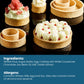 Cambie Sweet Round Mini Tart Shells  1.38 Diameter  French Style Tart Shells with White Chocolate Coating (Pack of 96)
