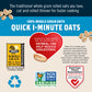 Quaker Quick 1-Minute Oatmeal, Non Gmo Project Verified, 2.5 Pound (Pack Of 2)