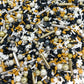 Sprinkles | 4 Oz | Gold And Silver Sprinkles | Metallic Sprinkles | New Year Sprinkles | Glamour Sprinkles | Sprinkle Mix | Manvscakes