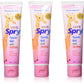 Spry Xylitol Baby Toothpaste, Natural Toddler Toothpaste, Fluoride Free Toothpaste For Kids, Xylitol Toothpaste For Kids Age 3 Months And Up, Tooth Gel Bubble Gum 2 Fl Oz (Pack Of 3)