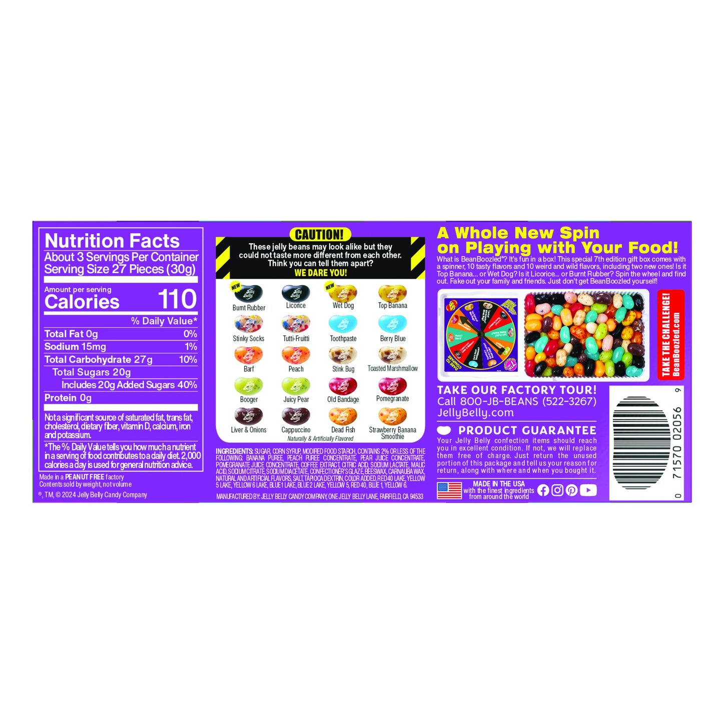 Jelly Belly Easter Bean Boozeled - 7Th Edition - Perfect Easter Basket Gift - One 3.5 Oz. Box