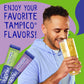 Tampico Singles To Go Drink Mix Packets,Citrus Punch, Zero Sugar, Low Calorie, 100% Dv Of Vitamin C Per Serving, Convenient, On-