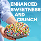 Freeze Dried Candy Variety Pack - Fruit Crunch 4 Pack, Fruit Crunch Original, Wildberry, Sour, Tropical 4 Oz (4 Count) - Assortm