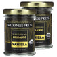 Wilderness Poets Pure Vanilla Powder - Organic Ground Vanilla Beans - 1 Ounce (Pack of 2) - Tahitian Variety, Grade A