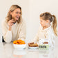 Olyra Hazelnut Carob Breakfast Biscuits, Healthy Snacks for Kids and Adults, Low Sugar, High Fiber, Vegan Organic Cookies, with