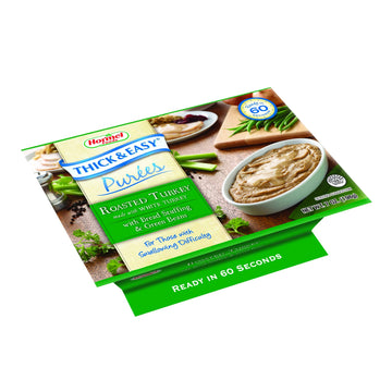 Thick & Easy Roasted Turkey Puree With Bread Stuffing & Green Beans, 7 Pack