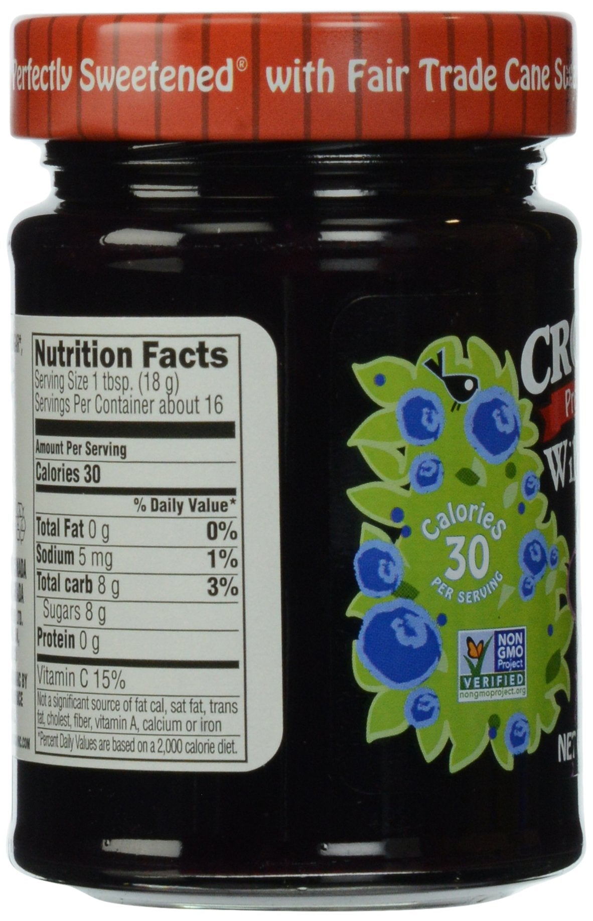 Crofters Organic Wild Blueberry Premium Spread, 10 Oz