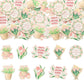 Ephlyn 54Pcs Edible Happy Mother'S Day Cupcake Toppers Best Mom Ever Cake Drink Topper Picks Flowers Cake Decoration For Mom'S B