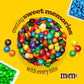 M&MS WORLD Silver Milk Chocolate Candy Bulk - 5lbs Resealable Pack for Party Favors, Candy Bars, Weddings, Graduations, Birthday