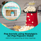 Nostalgia Popcorn Machine Kit with 1 lb Kernels & 12.5 oz Butter Oil - Includes Ranch, White Cheddar, & Nacho Cheese Seasoning