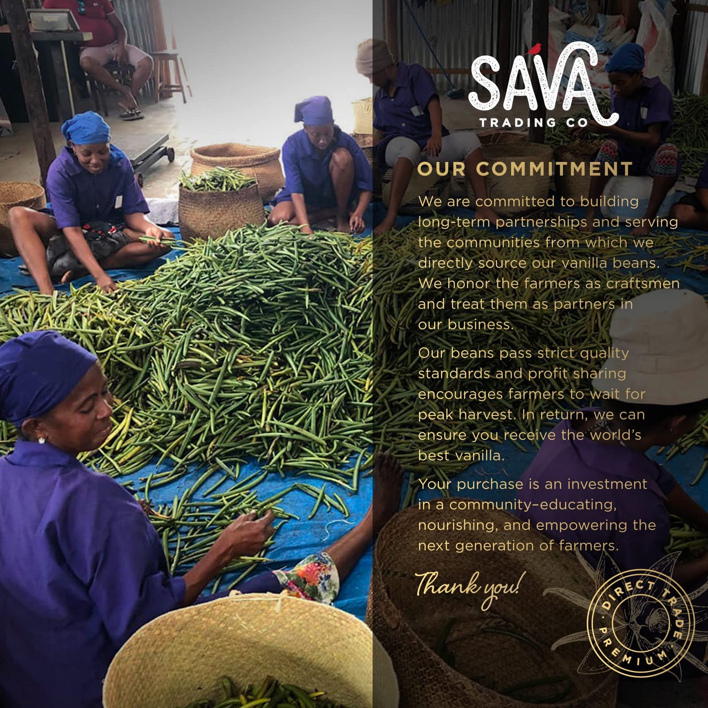 SAVA Madagascar Vanilla Extract - 100% Pure Vanilla - No Sugar Added - 2 oz
