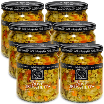 Sable and Rosenfeld Bruschetta Olive Topping, 16 Ounce - 6 per case.