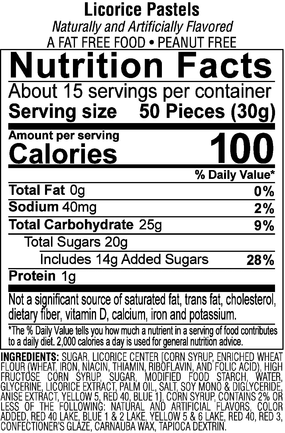 Jelly Belly Licorice Pastels Candy - 1 Pound (16 Ounces) Resealable Bag - Genuine, Official, Straight From The Source