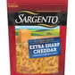 Sargento Natural Extra Sharp Cheddar Shredded Cheese, Fine Cut, 7 oz