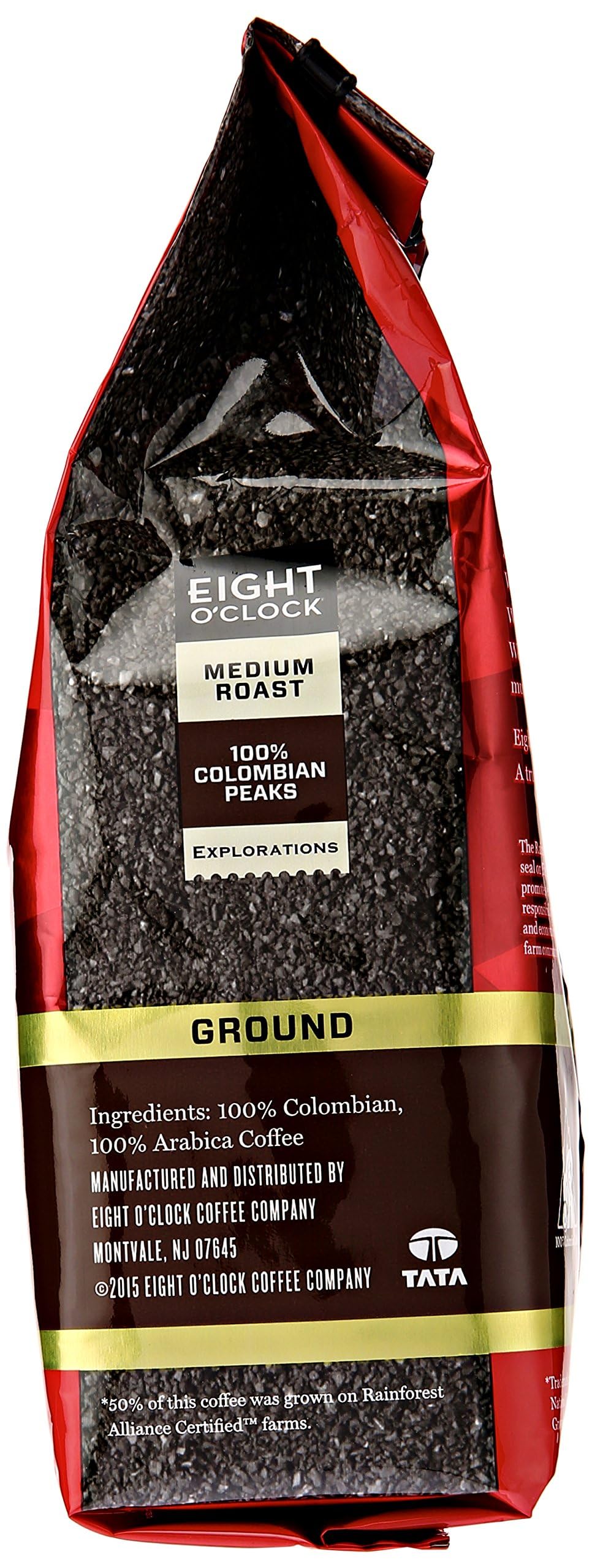 Eight OClock Coffee Ground Coffee, 100% Colombian Peaks, 11 Ounce