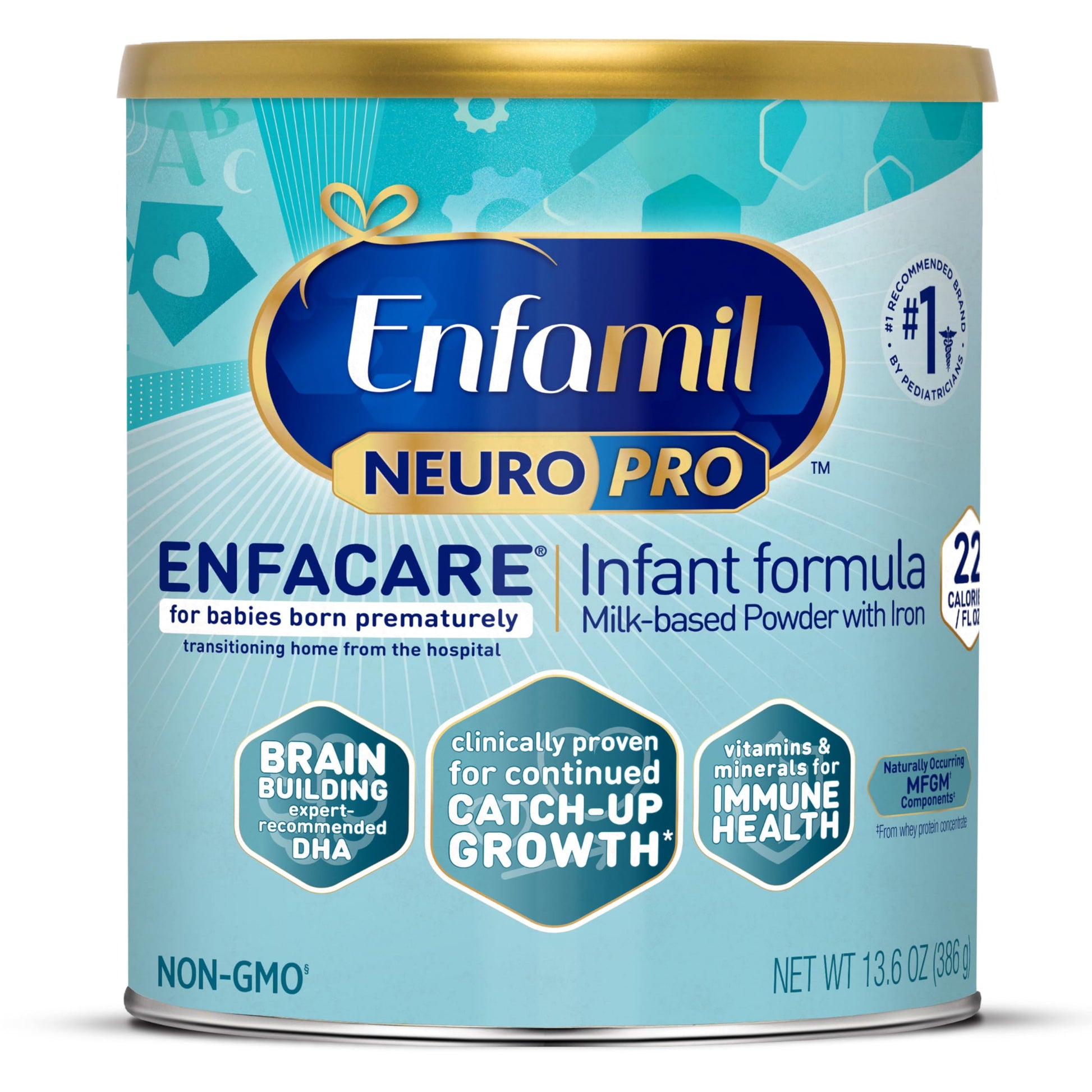 Enfamil Neuropro Enfacare High Calorie Premature Baby Formula  Milk-Based With Iron  Brain-Building Dha  Vitamins & Minerals For Immune Support  Added Easy-To-Digest Proteins  Baby Milk  13.6 Oz Can
