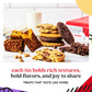 Davids Cookies Gourmet Assorted Cookies and Brownies Gift Basket - 12 x 1.5oz fresh baked cookies and 10 x 2oz individually wrap