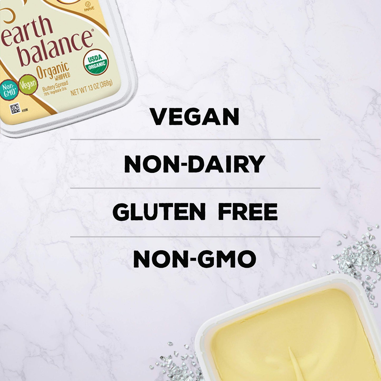 Earth Balance, Spread Buttery Whipped Organic, 13 Ounce