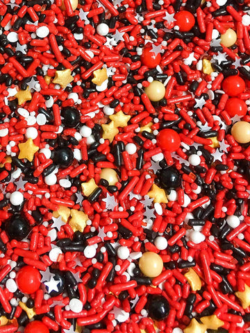 Hollywood Glamour Diva Movie Film Star Red Carpet Edible Decoration Glitter Sprinkles & Confetti Cake Cookie Cupcake Icecream Do